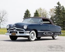 1950 Ford V-8 Custom DeLuxe Convertible  | RM Sotheby's | Auburn Fall event | 2 - 5 Sept 2021
