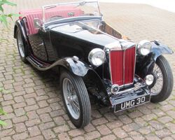 1949 MG TC: An all original , all matching Nos. , University Motors delivered TC