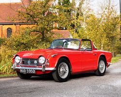 1966 Triumph TR4A IRS (Surrey Top) | Mercedes-Benz World | Historics Auctioneers | 27th November 2021