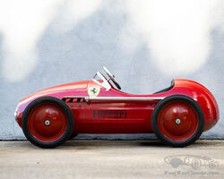 A "Red Racer" child's pedal car by American Retro, American, c.2000s,
