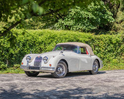 1957 Jaguar XK150 3.4 Drophead Coupe | The Audrain Concours Auction 2022 | Bonhams | Sept 30, 2022