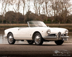 1958 Alfa Romeo Giulietta Spider (750 D) | Historics Auctioneers | The London Classic Car Show Auction | 25th February 2023