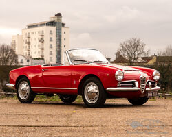 1963 Alfa Romeo Giulia Spider (Type 101.23) | Historics Auctioneers | The London Classic Car Show Auction | 25th February 2023