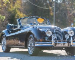 1956 Jaguar XK140 Drop Head Coupe | The Amelia Auction | Broad Arrow Auctions | March 3-4, 2023