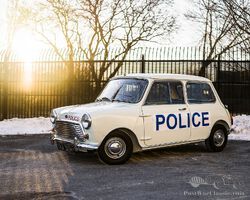 1970 Austin Mini Cooper S Mk II Police Car | The Amelia Auction | Broad Arrow Auctions | March 3-4, 2023