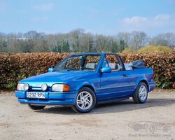 1989 Ford Escort XR3i Cabriolet | Ascot Racecourse Sale - 8 April 2023 | Historics Auctioneers