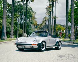 1986 Porsche 911 Carrera Cabriolet “Turbo Look” | Porsche 75th Anniversary Auction | June 10, 2023