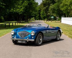 1955 Austin Healey 100/4 BN1  | Windsor View Lakes Sale - July 2023 | Historics Auctioneers