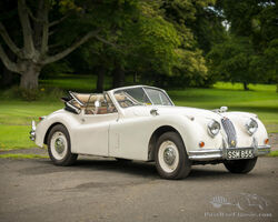 1955 Jaguar XK140 Drophead Coupé | Goodwood Revival Sale | Bonhams | 9-10 Sept 2023