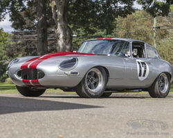 1962 Jaguar E-Type Series 1 Fixed Head Coupe Race Car | Audrain Concours Auction | Bonhams
