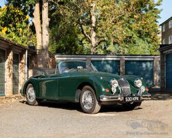 1959 Jaguar XK150 Drophead Coupé | Mercedes Benz Worlds Brooklands sale - November 2023 | Historics Auctioneers