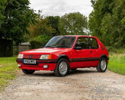 1988 Peugeot 205 GTi (1.6 litre) | Mercedes Benz Worlds Brooklands sale - November 2023 | Historics Auctioneers