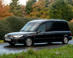 2000 Saab 95 Hearse | Mercedes Benz Worlds Brooklands sale - November 2023 | Historics Auctioneers