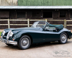 1956 Jaguar XK140 3.4-Litre Drophead Coupé | Goodwood Members' Meeting Auction 2024 by Bonhams|Cars