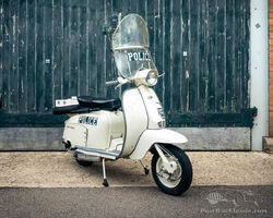 1971 Eibar-Lambretta Li 150 Special 'NYPD' | RM Sotheby's | Cliveden House