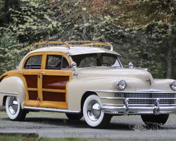 1948 Chrysler Town and Country Sedan | Pebble Beach Auctions 2024 | Gooding & Company