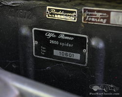 1963 Alfa Romeo 2600 Spider | Goodwood Festival of Speed Sale 2024 by Bonhams|Cars