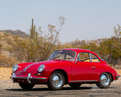 1963 Porsche 356B T6 Super 90 Sunroof Coupe | The Quail Auction 2024 | Bonhams|Cars
