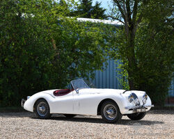 1953 Jaguar XK120 Roadster | Goodwood Revival Sale 2024 by Bonhams|Cars