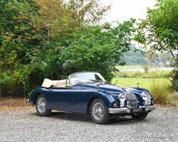 1959 Jaguar XK150 3.8-Litre Drophead Coupé | Goodwood Revival Sale 2024 by Bonhams|Cars
