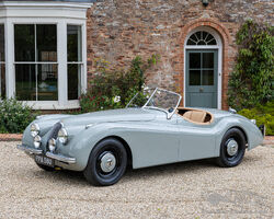 1950 Jaguar XK120 Competition Roadster | Goodwood Revival Sale 2024 by Bonhams|Cars