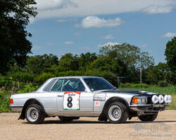 1979 Mercedes-Benz 450 SLC 5.0 'Rallyewagen' Coupé | Goodwood Revival Sale 2024 by Bonhams|Cars