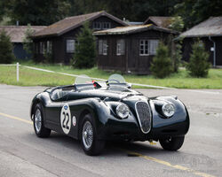 1954 Jaguar XK120 3.8-Litre 'Alloy LT' Competition Roadster | Goodwood Revival Sale 2024 by Bonhams|Cars