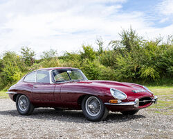 1961 Jaguar E-Type Series 1 3.8-Litre 'Flat Floor' Coupé | Goodwood Revival Sale 2024 by Bonhams|Cars