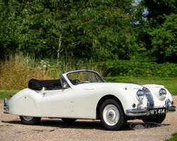 1955 Jaguar XK140 Drophead Coupé | Goodwood Revival Sale 2024 by Bonhams|Cars
