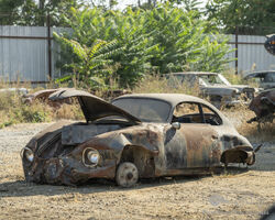 1957 Porsche 356 A 1600 Coupe by Reutter | RM Sotheby's | The Junkyard: The Rudi Klein Collection