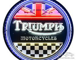 Light-up Logo - Triumph Motorcycles | The Zoute Sale 2024 by Bonhams|Cars
