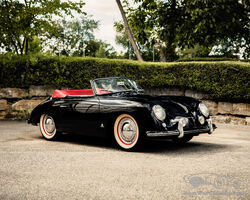 1953 Porsche 356 'Pre-A' 1500 Super Knickscheibe Cabriolet | The Zoute Sale 2024 by Bonhams|Cars