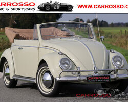 1963 Volkswagen Kever Cabriolet Type 15 Karmann | Carrosso Classic- & sportscars