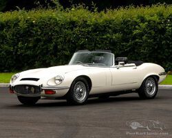 1973 Jaguar E-Type Series III Roadster (5.3 litre) | Symphony of Spring; Ascot Racecourse 2025 | Historics Auctioneers