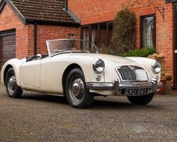 1956 MGA Roadster | Symphony of Spring; Ascot Racecourse 2025 | Historics Auctioneers