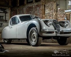 1952 Jaguar XK120 Fixedhead Coupé | Symphony of Spring; Ascot Racecourse 2025 | Historics Auctioneers