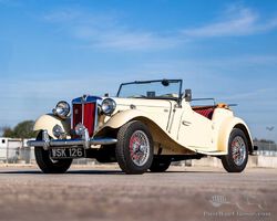 1950 MG TD | Flight of Elegance; Farnborough International 2025 | Historics Auctioneers