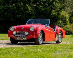 1956 Triumph TR3 | Flight of Elegance; Farnborough International 2025 | Historics Auctioneers