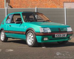 1991 Peugeot 205 GTi 1.9 GTi | Flight of Elegance; Farnborough International 2025 | Historics Auctioneers