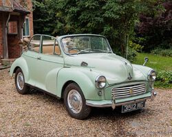 1962 Morris Minor ‘Series III’ Convertible (1300cc) | The Summer Serenade; Windsorview Lakes 2025 | Historics Auctioneers