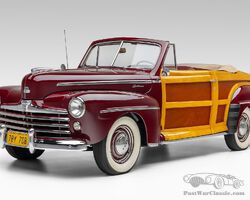1947 Ford Super DeLuxe "Woodie" Sportsman | Broad Arrow Auctions | Monterey Jet Center | 13-14 August 2025