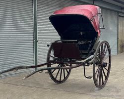 Hooded Gig Horse Carriage | The Summer Serenade; Windsorview Lakes 2025 | Historics Auctioneers