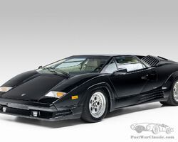 1989 Lamborghini Countach 25th Anniversary Edition | Broad Arrow Auctions | Monterey Jet Center | 13-14 August 2025