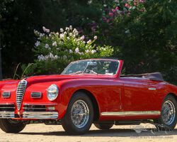 1949 Alfa Romeo 6C 2500 Super Sport Cabriolet by Pinin Farina | Broad Arrow Auctions | Monterey Jet Center | 13-14 August 2025