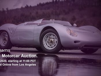 LIVE and online - Bonhams Quail Motorcar Auction starts at 11:00 PDT