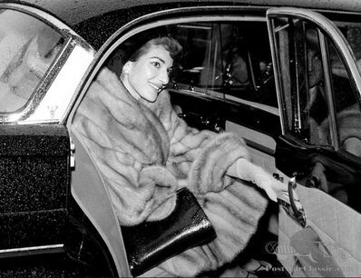 Maria Callas and her taste in cars