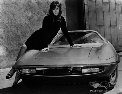 Girl and car – mystery and imagination