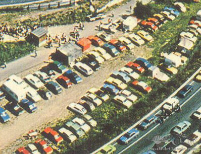 Plenty of parking space at the Nurnburgring