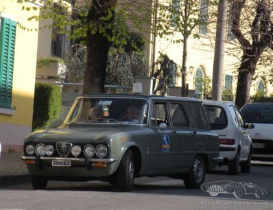 The Giulia Giardiniera built and driven(!) by Roberto Giorgetti