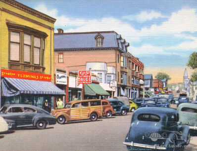 Monday in Mainstreet, Wakefield (update: 1947 Pontiac Chieftan Torpedo Coupe?)